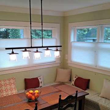 Traditional bungalow renovation and front porch addition in Raleigh, NC