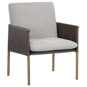 Onelio Lounge Chair , Belfast Heather Grey / Bravo Ash