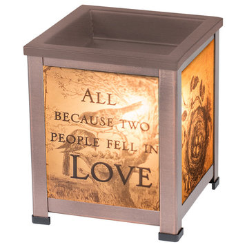Because Two People Fell in Love Glass Warmer