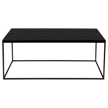 Black Tile Top Coffee Table | Zuivere Glazed