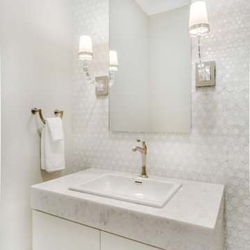 Hanoi Pure White Marble Bathroom