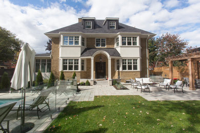 Example of a trendy exterior home design in Montreal