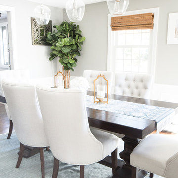 A Neutral Dining Room