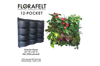 FloraFelt Vertical Garden Planter 12-Pocket