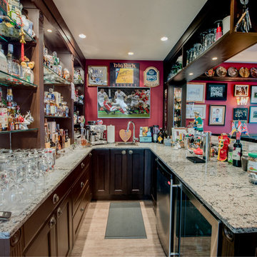 British Pub Style Home Bar