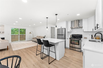 Inspiration for a modern kitchen remodel in Seattle