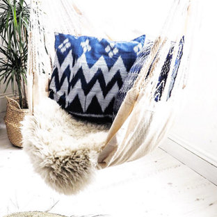 Indigo Feel with BRUNNA.co Indigo Ikat Pillows