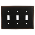 Cosmas - Cosmas Decorative Wall Plates/Outlet Cover, Oil Rubbed Bronze, 65000 Series - Heavy duty cast metal contruction