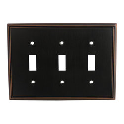 Cosmas - Cosmas Decorative Wall Plates/Outlet Cover, Oil Rubbed Bronze, 65000 Series - Switch Plates And Outlet Covers