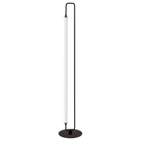 DAINOLITE FYA-5932LEDF-MB 1 Light LED Floor Lamp Matte Black w/ White Acrylic