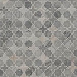 district II - Morocco Star Gray Oak Limestone Mosaic, Sample - Sample Swatch