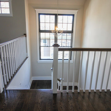 Project #57 | Staircase with Cozy Reading Nook Below