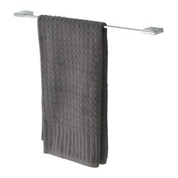 Evideco - Wall Mounted Towel Bar Stainless Steel Chrome - Towel Bars