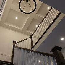 Light over staircase