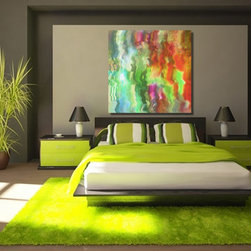 My art on wall - part 2 - JOURNEY square - Artwork