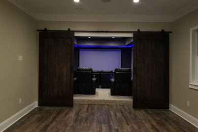 Elegant basement photo in Atlanta