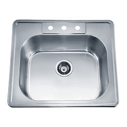 Dawn Topmount Single Bowl Sink AST103 - Kitchen Sinks