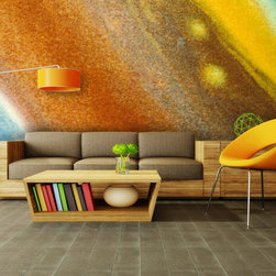 Saturn Wall Mural - Wallpaper