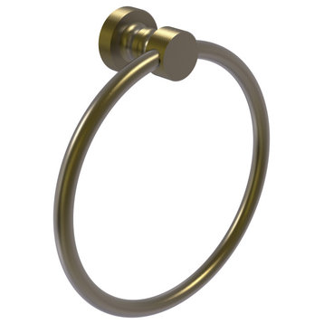 Foxtrot Towel Ring, Antique Brass