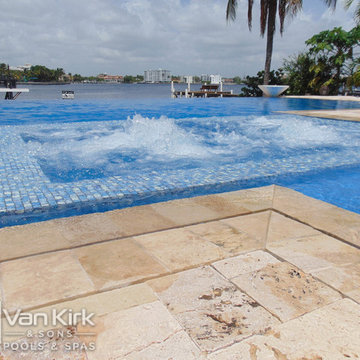 Sunken Spa For The Vanilla Ice Project Season 5 Pool That Van Kirk & Sons Pools