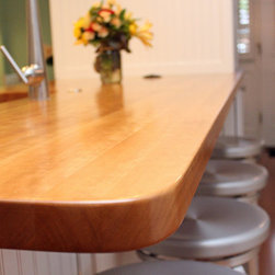 Cherry Butcher Block Countertop - Kitchen Countertops