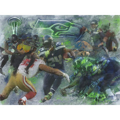 Mile High Memories NFL Artwork, Rolled - Contemporary - Game Room Wall Art  And Signs - by DEACON JONES FOUNDATION, Houzz