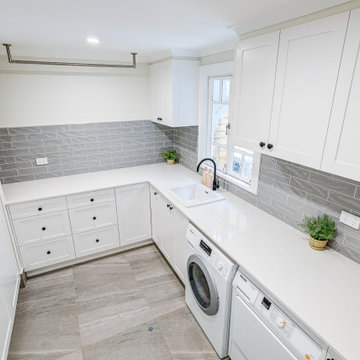 Picturesque and Highly Practical Laundry Renovation