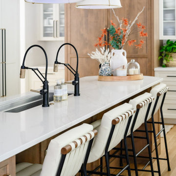 Modern kitchen with French Country detail