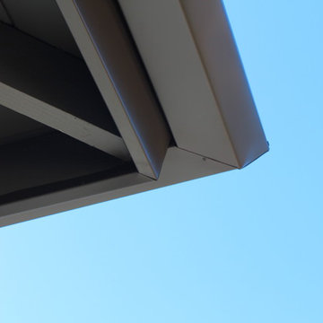 Fascia Wrap, Seamless Angle Faced Gutters,Box Downspouts,Los Angeles