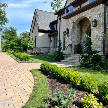 French Country Garden Design in Bethesda, Maryland