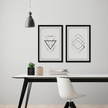 Three vs. Three Diptych