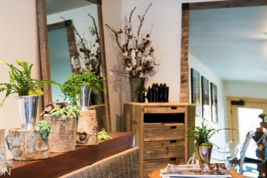 Inspiration for a rustic home design remodel in Other