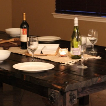 (RUSTIC CABIN) Custom Medieval Dining Collection