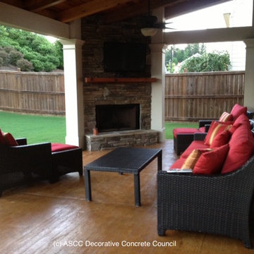 Stamped concrete by Decorative Concrete Council Contractors