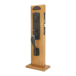 Emtek 3327 Sandcast Bronze Mortise Morgan Entry Set - Products