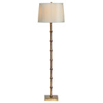 Port 68 - Lauderdale Gold Floor Lamp - Classic detail of bamboo is featured on our Lauderdale Gold Floor Lamp.