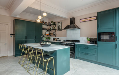 Kitchen Tour: A Pink and Green Room is Flooded With Light