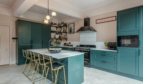 Kitchen Tour: A Pink and Green Room is Flooded With Light