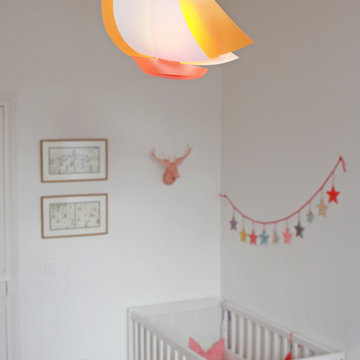R&M Coudert Boat Ceiling light for Kids, Orange