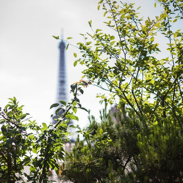 Une terrasse à Paris comme un jardin suspendu...