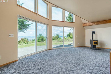 Inspiration for a coastal home design remodel in Seattle