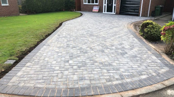 Driveway and patios