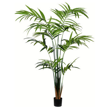 Vickerman Artificial Potted Kentia Palm., 8'
