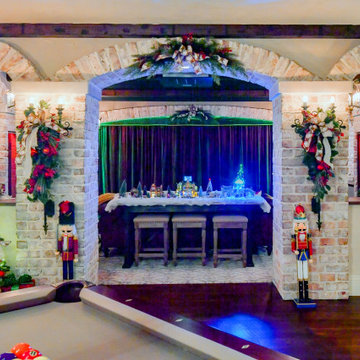 Old World Inspired Walkout Basement Meets Smart Technologies