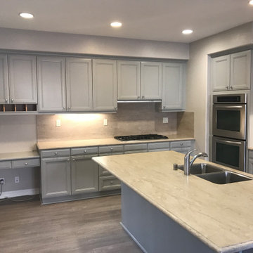 Kitchen Cabinet Painting Project