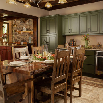 Formal Dining - Log Home Mountain Retreat