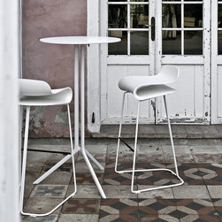 BCN Slide Base Stool (Pack of 4) by Kristalia - Bar Stools And Counter Stools