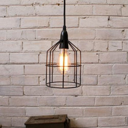 Industrial Cage Pendant Lights - Pendant Lighting