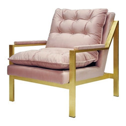 Worlds Away - Worlds Away Cameron Arm Chair - Armchairs And Accent Chairs