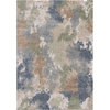 Palmetto Living by Orian Mystical Dreamy Muted Blue Area Rug, 5'3"x7'6"